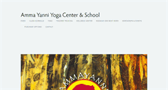 Desktop Screenshot of ammayanniyoga.com