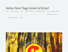 Tablet Screenshot of ammayanniyoga.com